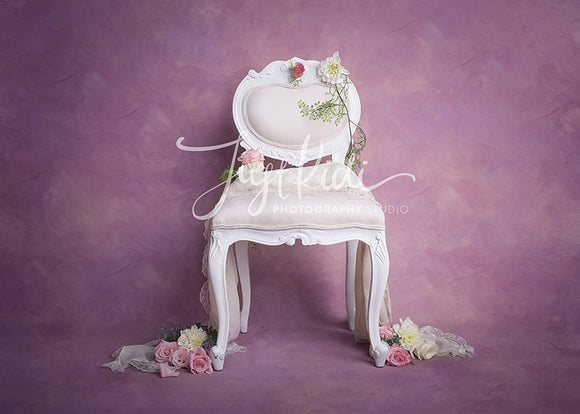 Floral Ornament Chair Digital Background